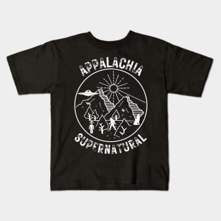 Supernatural Appalachia - UFOs, Sasquatch, and skinwalkers Kids T-Shirt